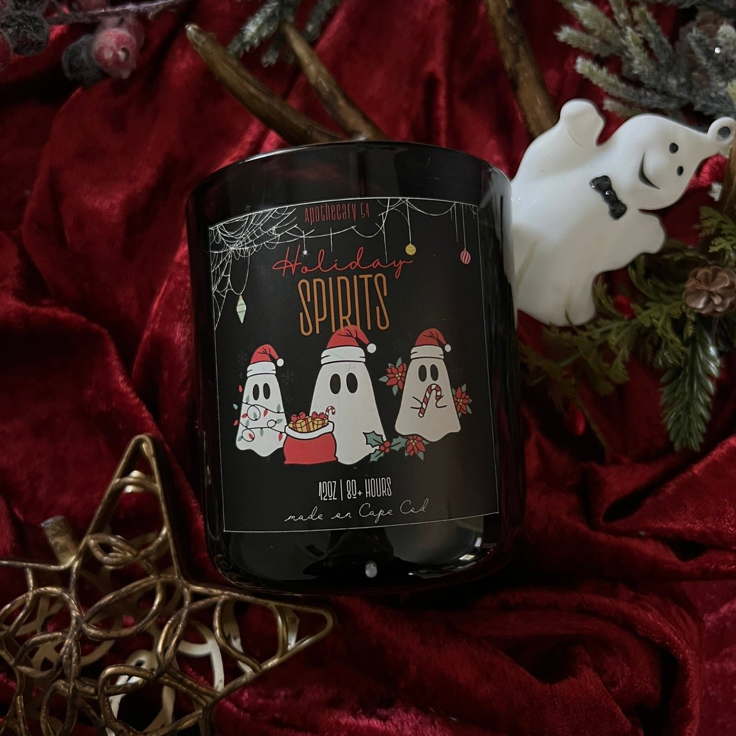 Holiday Spirits Wood Wick Candle Collection