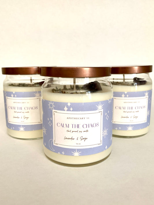 Gemstone Apothecary Candles