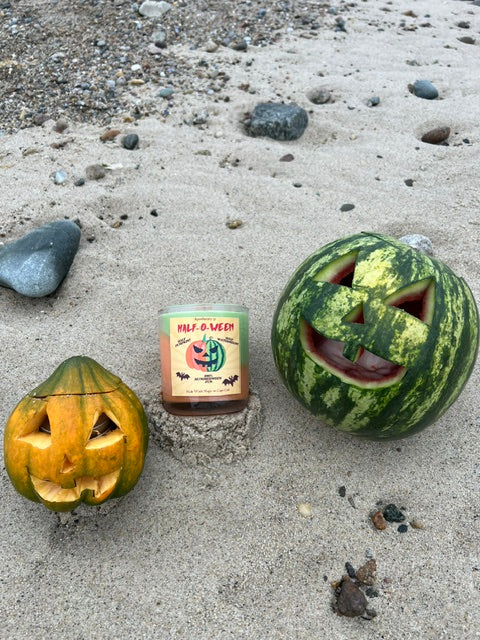 Half-O-Ween Wood Wick Candle