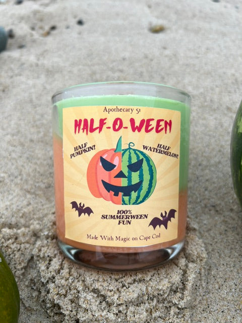 Half-O-Ween Wood Wick Candle