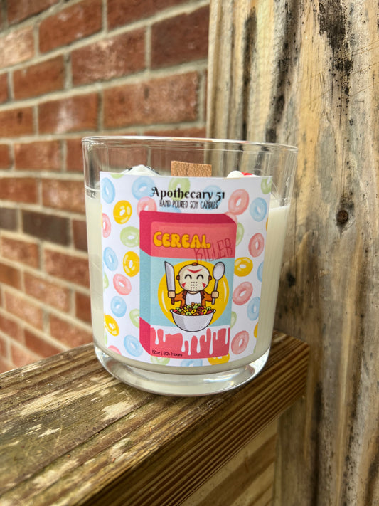 Cereal Killer 12oz Wood Wick Candle