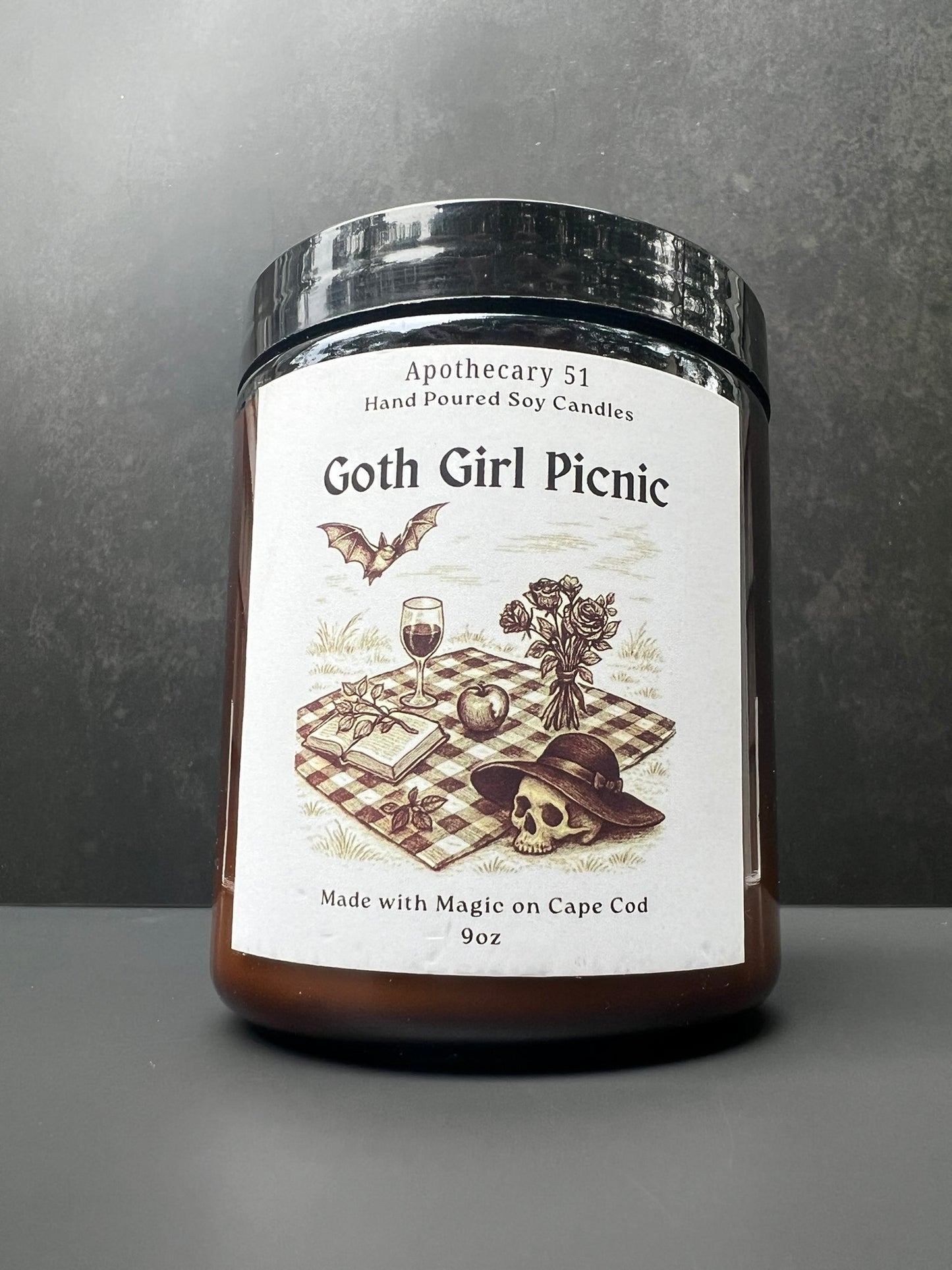 Goth Girl Picnic Candle