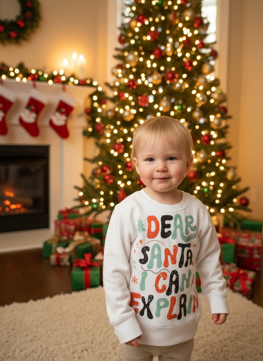 Dear Santa, I Can Explain Sweatshirt