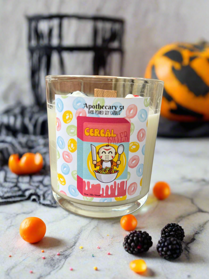 Cereal Killer Wood Wick Candle