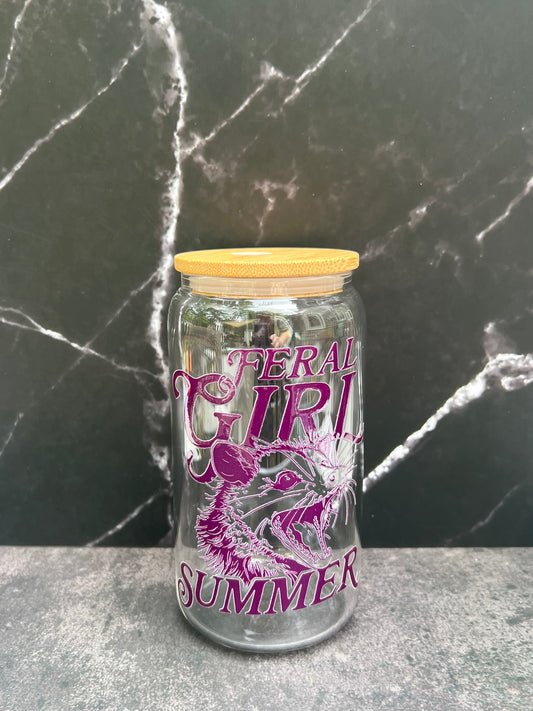 Feral Girl Summer 16oz Tumbler